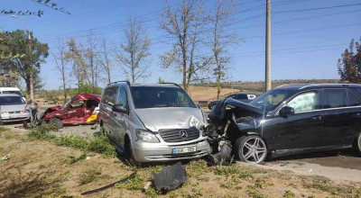 (FOTO/VIDEO) Accident grav în Chișinău. Un taximetrist a decedat, alte două persoane sunt spitalizate - Photo