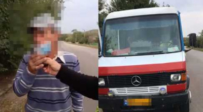 Un șofer din Cahul, prins băut la volanul unui microbuz ce avea 14 persoane la bord - Photo