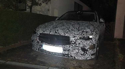 Vezi o serie de imagini exclusive cu viitorul Mercedes C-Class W206, surprins camuflat pe un drum public - Photo