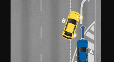 Ce faci? Încalci marcajul și mergi înainte, sau complici și mai mult traficul matinal, respectând Regulamentul? - Photo