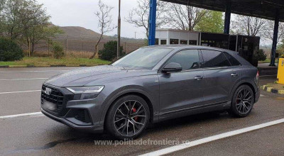Ghinionul unui moldovean: Prins la volanul unui Audi Q8 furat din Franța. SUV-ul a fost reținut la Vamă - Photo