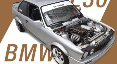 (VIDEO) Legenda bavareză cu motor JDM: Vezi acest BMW E30 325i cu motor Honda K24 - Photo
