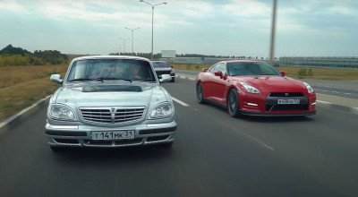 (VIDEO) Drag Racing: Cea mai puternică Volga din Rusia versus Nissan GT-R - Photo