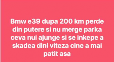 HELP: BMW E39 pierde puterea după 200 km/h! Ce e de făcut? - Photo
