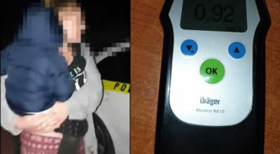 (VIDEO) Șoferiță, prinsă în stare de ebrietate avansată: Conducea și își alăpta copilul în același timp - Photo