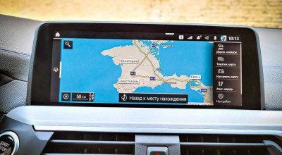Proprietarii noilor BMW-uri vor putea alege apartenența Crimeei în setările sistemului de navigație - Photo