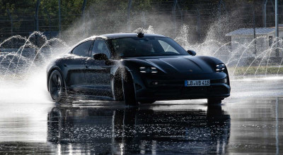 (VIDEO) Porsche Taycan a înregistrat recordul celui mai lung drift realizat de un model electric - Photo