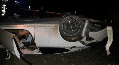 Nici un sistem de siguranță nu a putut ține cu roțile pe pământ acest Porsche Panamera Turbo - Photo