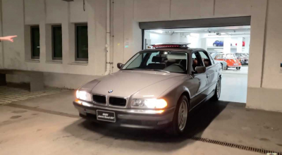 Rachete pe acoperiș și sistem de gaze lacrimogene! Vezi cum arată legendarul BMW Seria 7 E38 din James Bond - Photo
