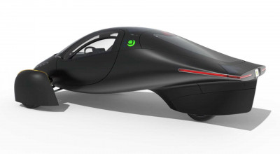 Acest electromobil promite o autonomie de 1.600 km. E ușor, aerodinamic și are panouri solare - Photo