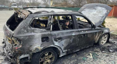 Mașinile unui protestatar din Căușeni venit în Chișinău, au fost incendiate noaptea trecută! (VIDEO) - Photo