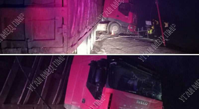 Accident la Dubăsari! Un TIR a intrat în postul așa numitor pacificatori ruși, din regiunea transnistreană - Photo