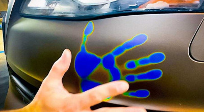 (VIDEO) Acest Audi a fost acoperit cu vopsea termosensibilă. Reacția la atingere este absolut impresionantă - Photo