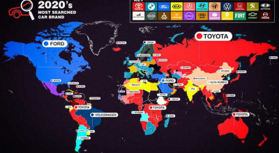 A fost publicat topul celor mai căutate branduri auto pe internet - Photo