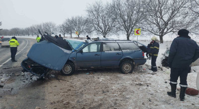 Accident tragic la Râșcani! Două femei au decedat după ce mașina în care se aflau s-a ciocnit frontal - Photo