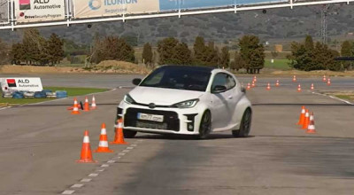 (VIDEO) Noua Toyota GR Yaris a trecut cu brio Testul Elanului, depășind rezultatul lui Taycan Turbo S! - Photo