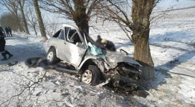 Accident grav în raionul Briceni. Două persoane au decedat, alte două au fost spitalizate - Photo