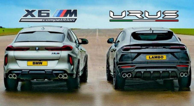 Drag Racing: BMW X6 M versus Lamborghini Urus - Photo