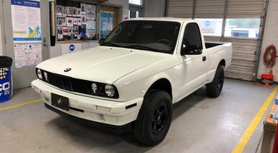 Transplant de față pentru o Toyota Tacoma! Donatorul - un BMW Seria 3 E30 - Photo