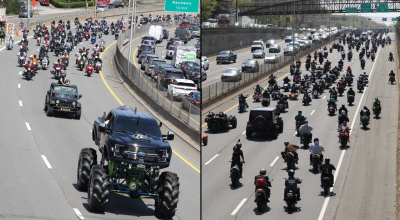 Rapperul DMX, petrecut pe ultimul drum într-un Monster Truck și acompaniat de o mulțime de bikeri! (VIDEO) - Photo