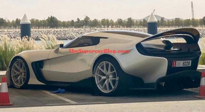 Un Ferrari misterios a fost surprins pe străzile din Abu Dhabi - Photo