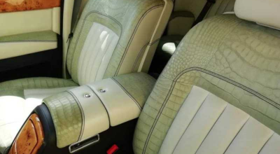 Un Rolls-Royce din Rusia a fost arestat în Italia din cauza interiorului din piele de crocodil pe cale de dispariție! - Photo