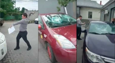 (VIDEO) Trei mașini din capitală au fost vandalizate de avocatul scandalagiu, Marin Sardari! Poliția l-a reținut pentru 72 de ore - Photo