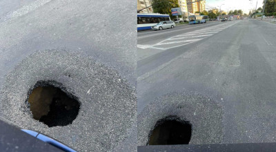 Carosabilul proaspăt plombat de autorități se surpează din nou! - Photo