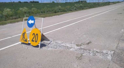 Atenție șoferi! Pe timp de caniculă sporește riscul ridicării plăcilor de beton de pe carosabil - Photo