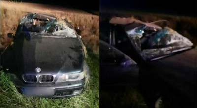 Accident tragic la Drochia! Șoferul unui BMW a decedat, iar doi pasageri au ajuns la spital cu traumatisme - Photo