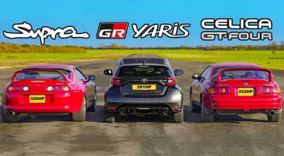 Drag racing între japonezele de performanță: Supra A80 vs Celica GT-Four și GR Yaris - Photo