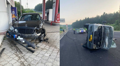 Accident grav la Orhei! Un tânăr beat și fără permis a tamponat un microbuz de rută - Photo