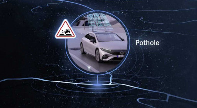 Mercedes lansează funcția de detectare a gropilor de pe carosabil! Șoferii din Moldova vor avea bătăi de cap - Photo