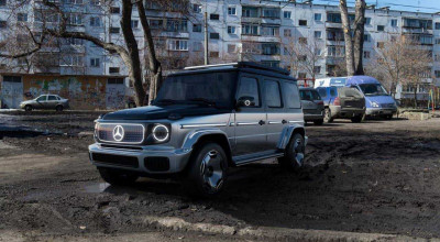 Vezi cum ar arăta noile Mercedes-Benz EQG, EQB și EQE parcate în curțile blocurilor din Chișinău! - Photo