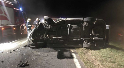 Accident în lanț, soldat cu decesul unui bărbat. Au fost implicați mai mulți polițiști de frontieră - Photo