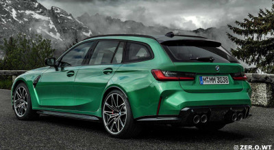 Vezi cum procedează poliția britanică cu un BMW M3 Touring asamblat din piese de la mașini furate - Photo