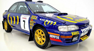 Uitat într-un garaj pentru cel puțin 10 ani și apoi scos la vânzare. Cât costă un Subaru Impreza echipat pentru raliuri - Photo