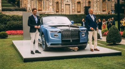 (FOTO) Rolls-Royce a prezentat oficial limuzina unicat Boat Tail - Photo