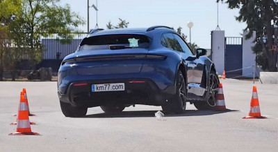 Porsche Taycan Cross Turismo s-a făcut de rușine în cadrul Testului Elanului! - Photo