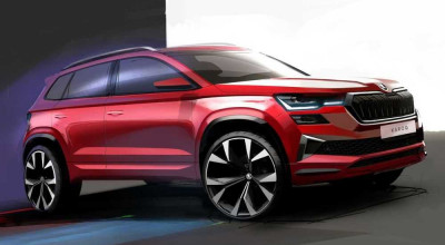 Skoda a publicat primele schițe de design cu Karoq facelift - Photo
