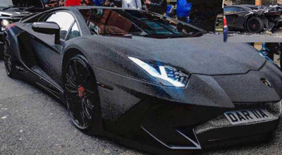 Automobilul decorat cu 2 milioane de cristale Swarovsky, al moldovencei Daria Radionova a fost avariat în Londra! - Photo