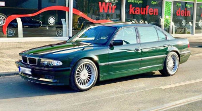 Unică în lume! A fost scoasă la vânzare o Alpina B12 finisată în culoarea British Racing Green - Photo