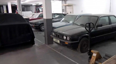 (VIDEO) La o reprezentanță auto abandonată, a fost găsită o întreagă colecție de mașini BMW - Photo