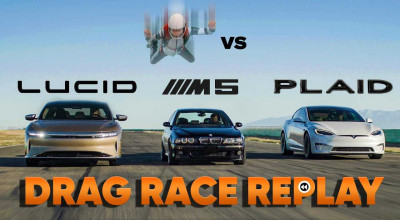 Drag Racing inedit: BMW M5 E39 versus Tesla Model S și Lucid Air! (VIDEO) - Photo