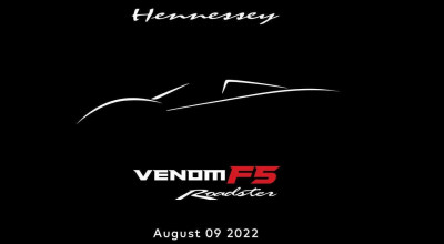 Hennessey a publicat un teaser prin care anunță lansarea noului hypercar Venom F5 Roadster - Photo