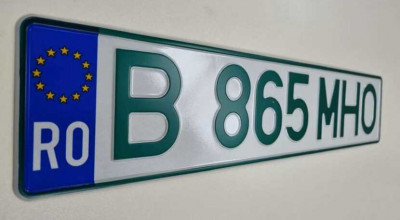 Din această vară, mașinile electrice din România vor purta plăcuțe de înmatriculare verzi - Photo