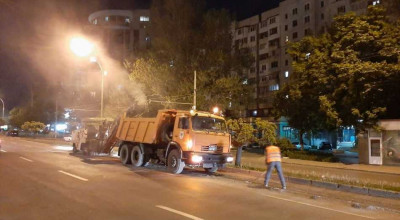 Primăria a demarat lucrările de reabilitare a carosabilului pe bd. Dacia! - Photo