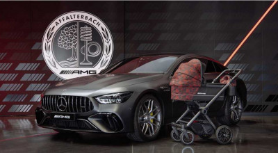 Vezi cum arată căruciorul de lux pentru copii dezvoltat de Mercedes-AMG! - Photo