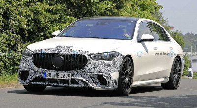(VIDEO) Noul Mercedes-AMG S63 a fost suprins în timpul testelor pe celebrul circuit german - Photo