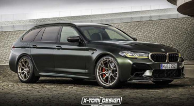 BMW va readuce în ofertă un M5 Touring, care ar putea fi echipat cu un sistem de propulsie PHEV cu motor V8 - Photo